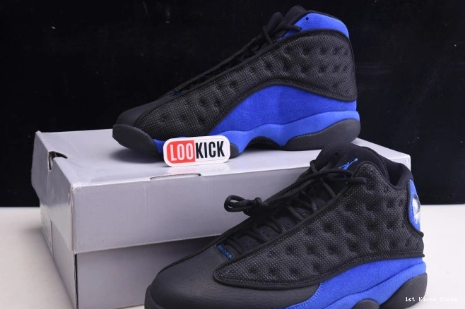 13 Hyper Black Royal Jordan Retro 414571- 714 Trendy 1219